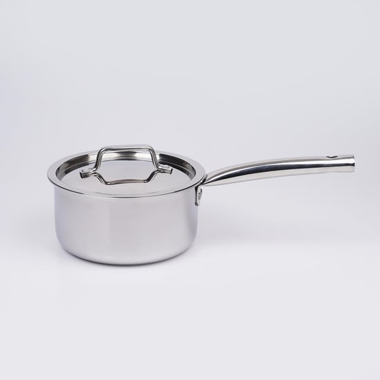 Valeria Carin Stainless Steel Induction Compatible Sauce Pan with Lid - 2.3L