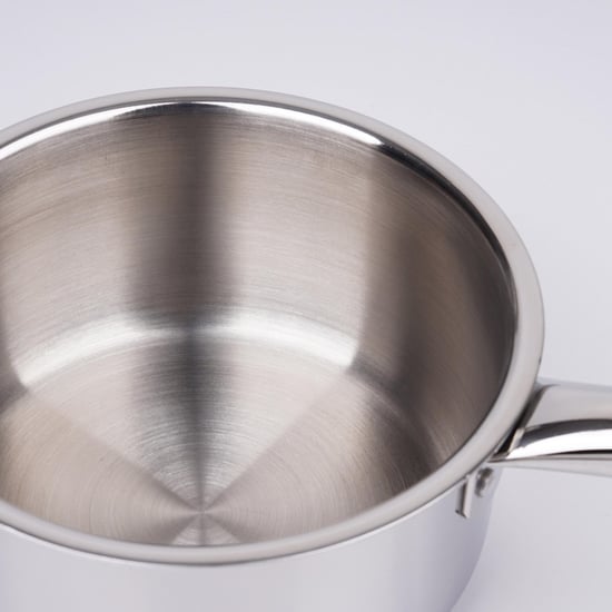 Valeria Carin Stainless Steel Induction Compatible Sauce Pan with Lid - 2.3L