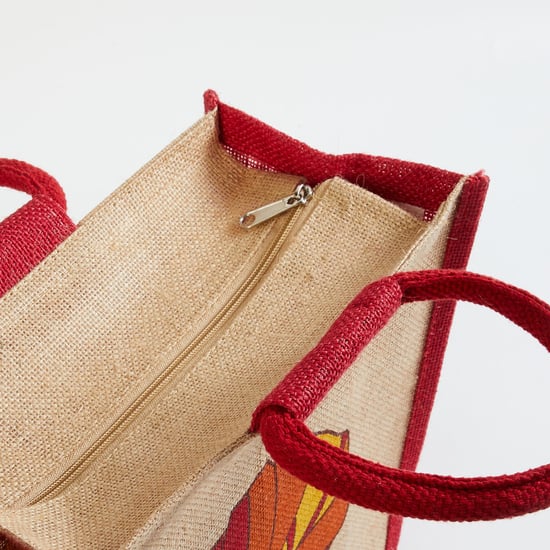 Livia Jute Lunch Bag
