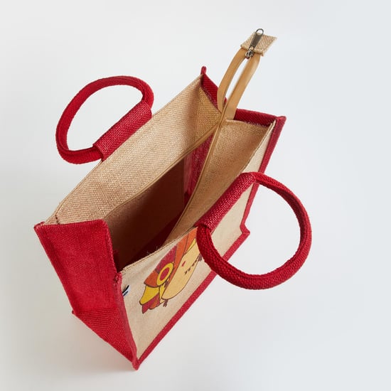 Livia Jute Lunch Bag