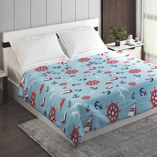 Slate Kids Printed Double Blanket