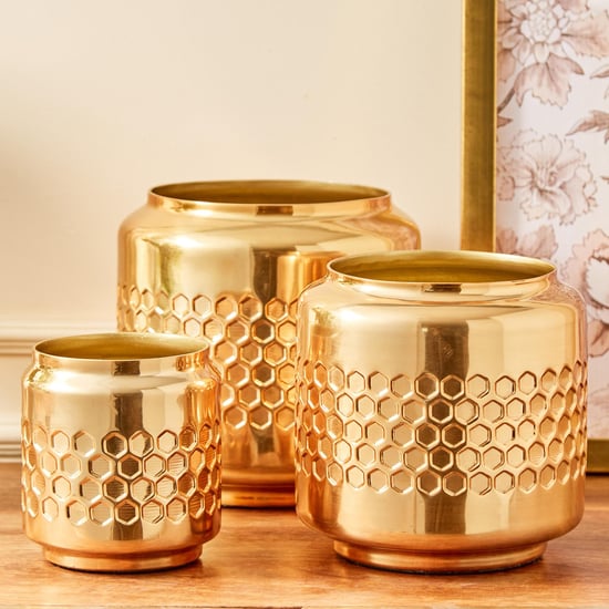 Austin Metal Honeycomb Votive Holder