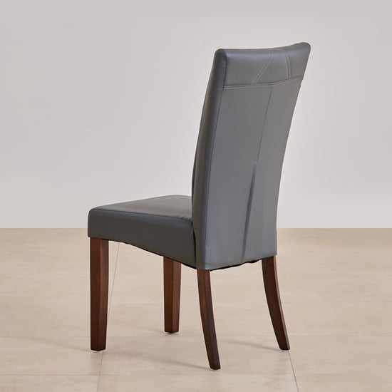 Jasper Solid Wood 4-Seater Dining Set with Chairs - Grey and Brown