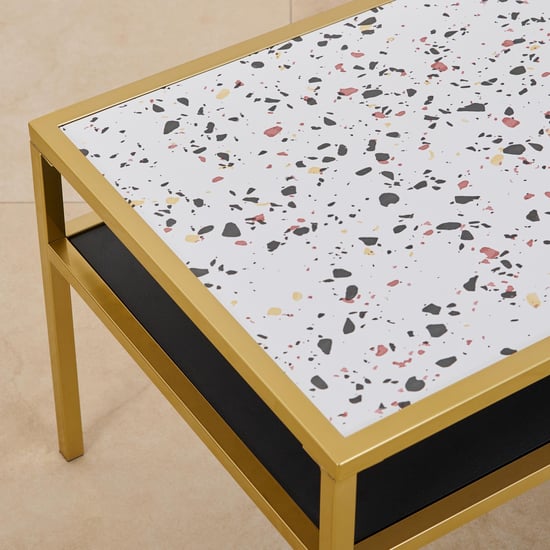 Helios Calisto Metal Coffee Table - Gold