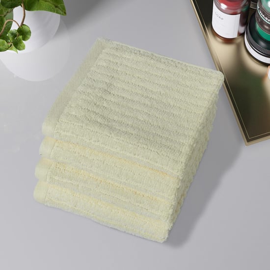 CANNON Brooklyn Set of Cotton Face Towels 30x30cm Off White