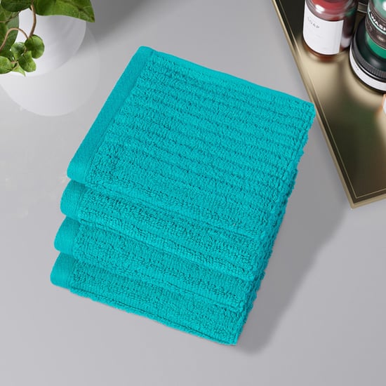CANNON Brooklyn Set of Cotton Face Towels 30x30cm Teal