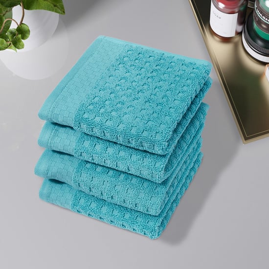 CANNON West Avenue Set of Cotton Face Towels 30x30cm Green