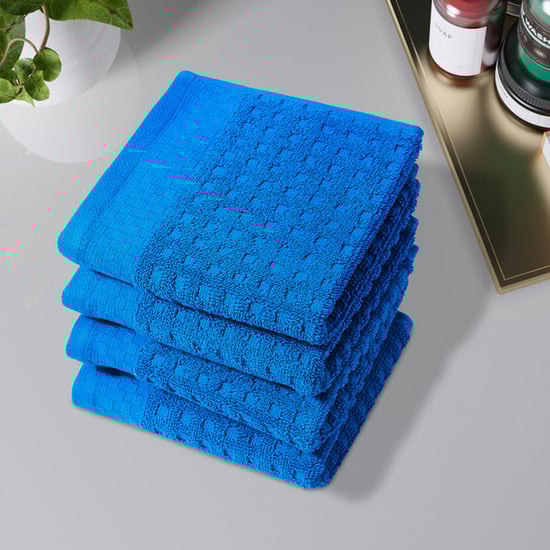 CANNON West Avenue Set of Cotton Face Towels 30x30cm Blue