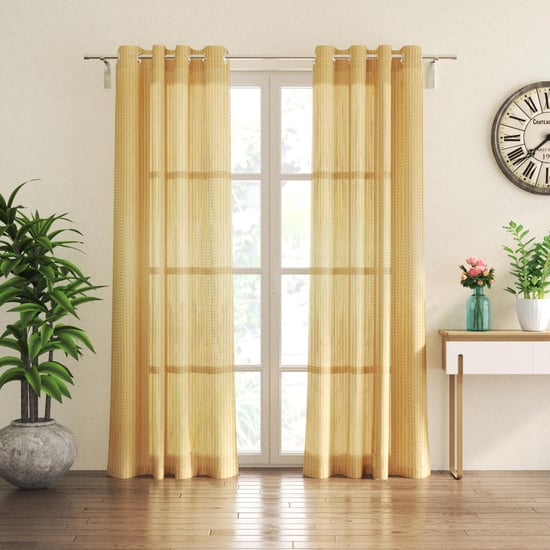 Corsica Set of 2 Sheer Door Curtains