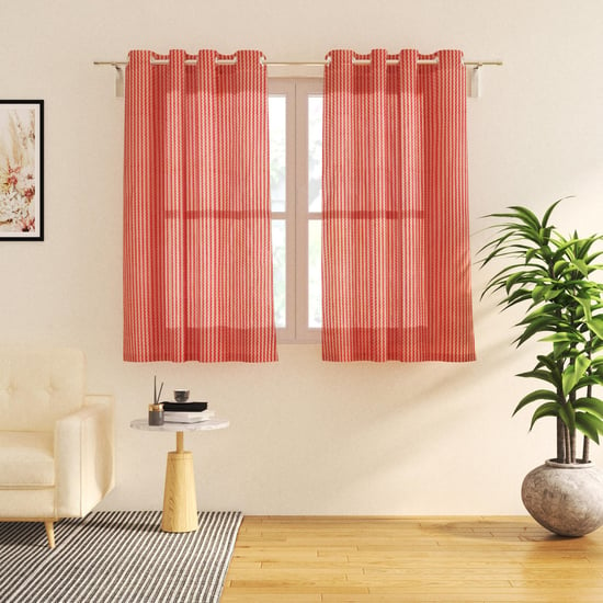Corsica Set of 2 Sheer Window Curtains