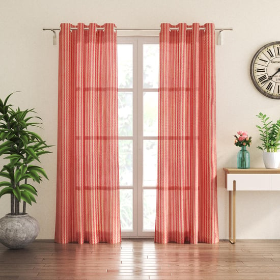 Corsica Set of 2 Sheer Door Curtains