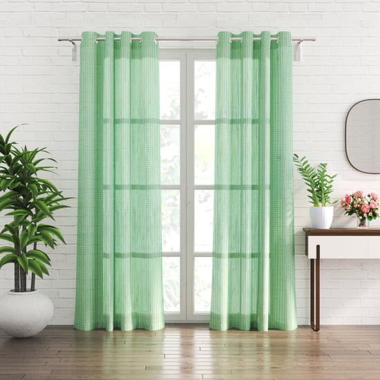 Corsica Set of 2 Sheer Door Curtains