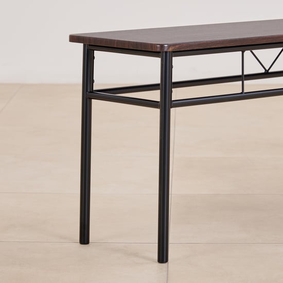 Helios Lucia 6-Seater Dining Set with Chairs and Bench - Brown