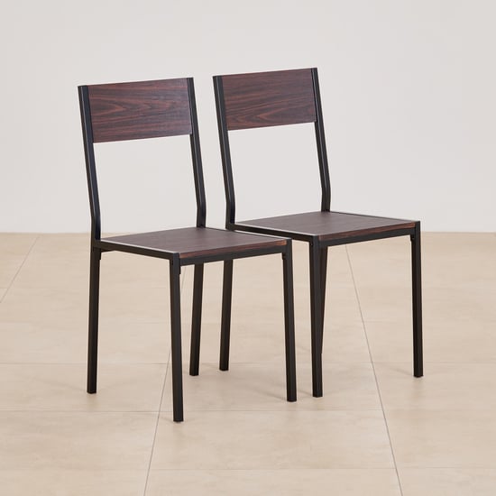 Helios Lucia 6-Seater Dining Set with Chairs and Bench - Brown