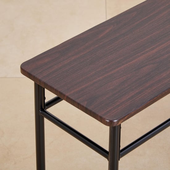 Helios Lucia 6-Seater Dining Set with Chairs and Bench - Brown