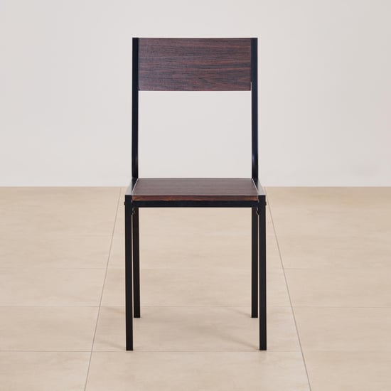 Helios Lucia 6-Seater Dining Set with Chairs and Bench - Brown