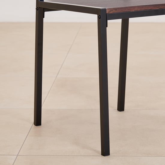 Helios Lucia 6-Seater Dining Set with Chairs and Bench - Brown