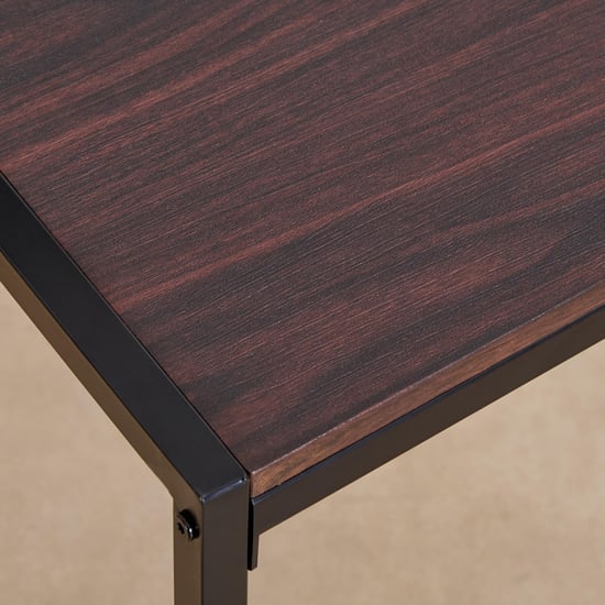 Helios Lucia 6-Seater Dining Set with Chairs and Bench - Brown