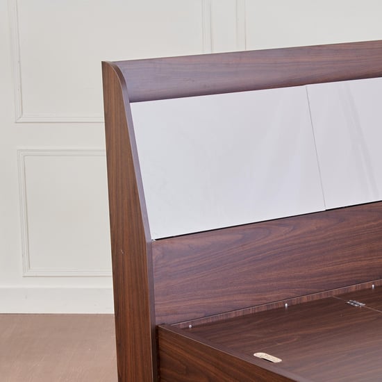 Tulip Teen Bed with Hydraulic Storage - Brown