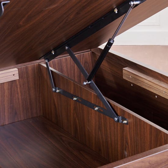 Tulip Teen Bed with Hydraulic Storage - Brown