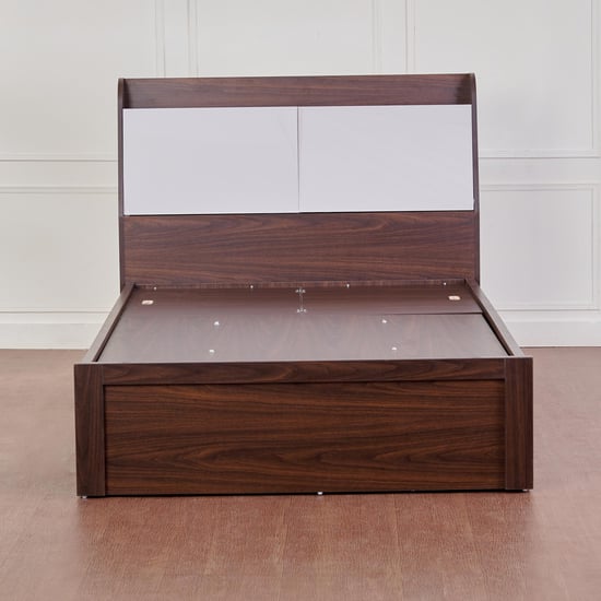 Tulip Teen Bed with Hydraulic Storage - Brown