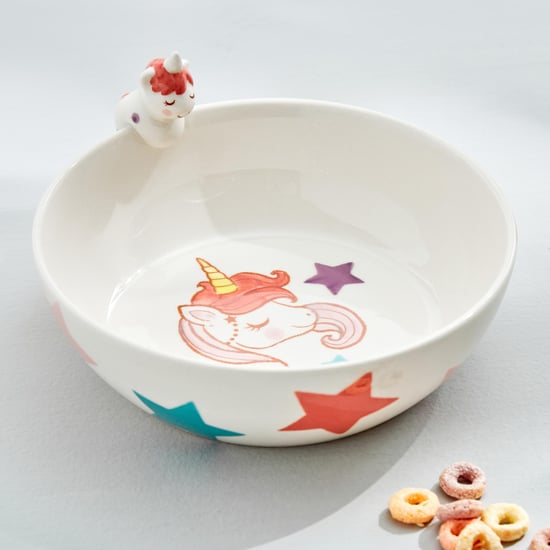 Corsica Bliss Kids Stoneware Printed Cereal Bowl - 500ml