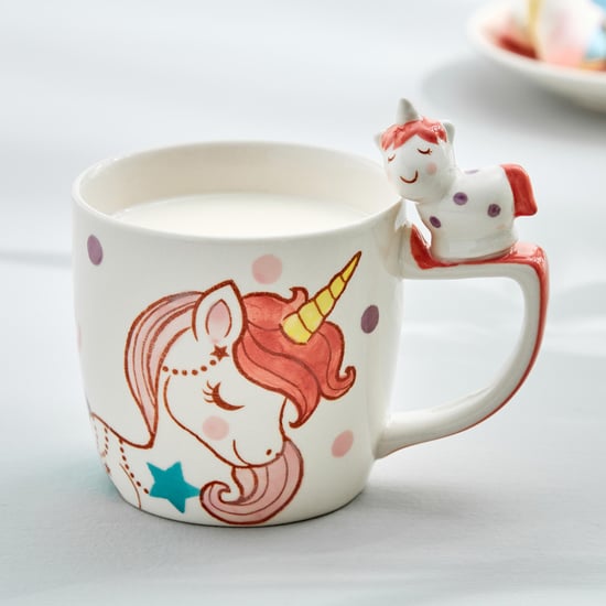 Corsica Bliss Kids Stoneware Printed Milk Mug - 320ml