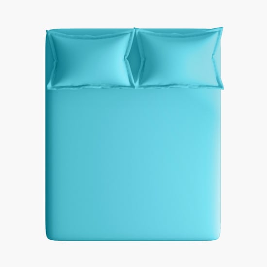PORTICO Shades Cotton 152TC 3Pcs Queen Bedsheet Set
