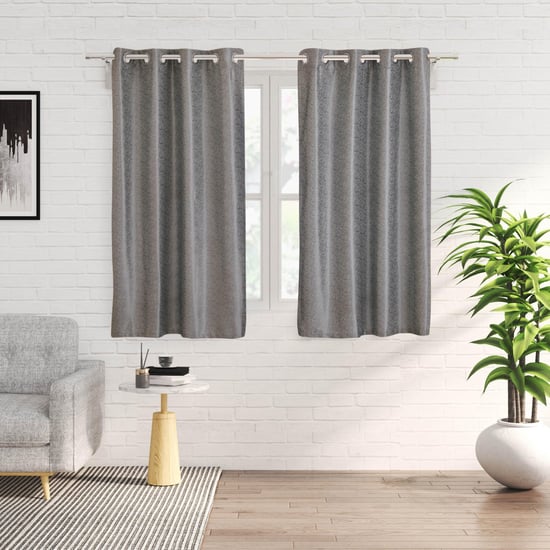 Corsica Andrea Set of 2 Printed Light-Filtering Window Curtains