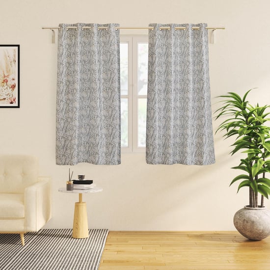 Corsica Andrea Set of 2 Printed Light-Filtering Window Curtains