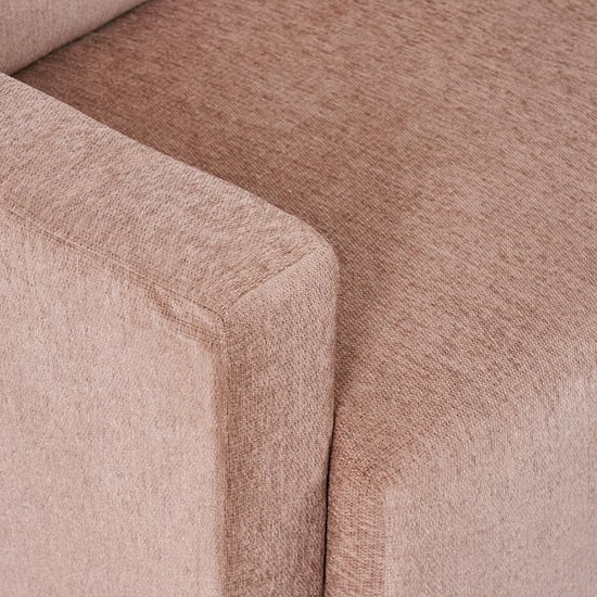 Helios Riley Fabric 3-Seater Sofa - Beige