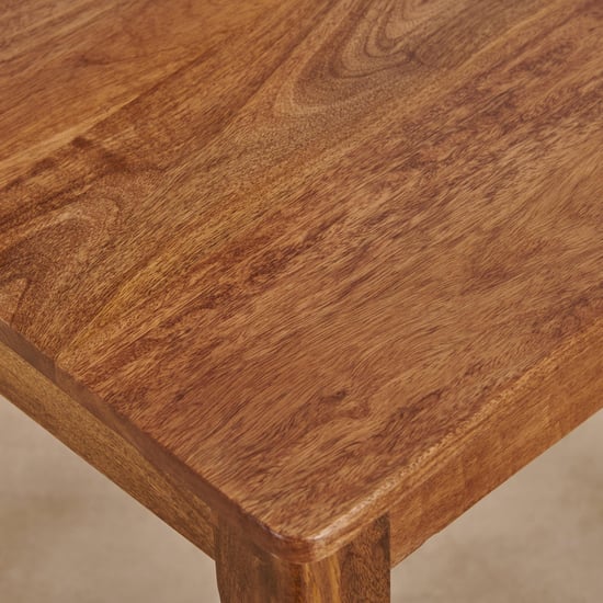 Helios Amora Set of 2 Mango Wood Dining Chairs - Brown