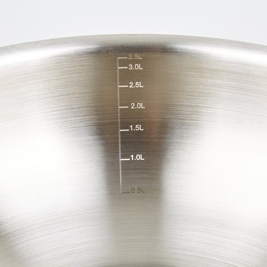 Valeria Carin Stainless Steel Induction Wok - 3.8L