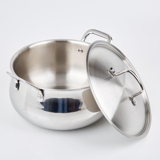 Valeria Carin Stainless Steel Induction Handi with Lid - 6.8L