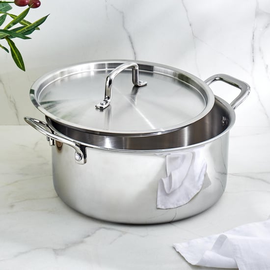 Valeria Carin Stainless Steel Induction Casserole with Lid - 5.6L