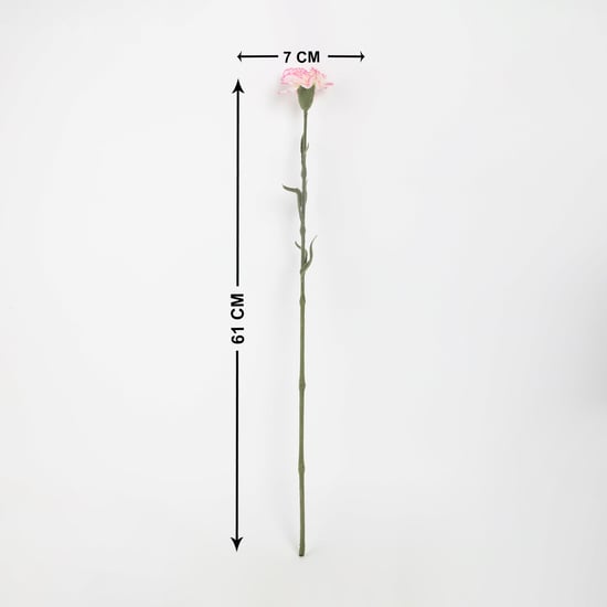 Botanical Artificial Carnation Flower Stick - 61cm