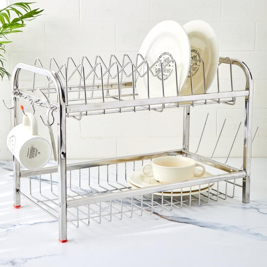 Orion Stainless Steel Two-Tier Dish Rack