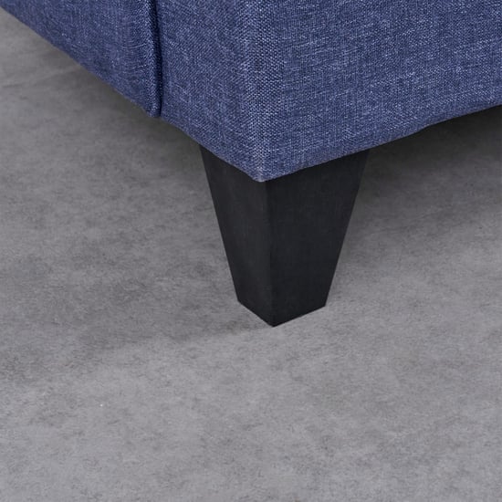 Helios California Fabric 3-Seater Sofa - Blue