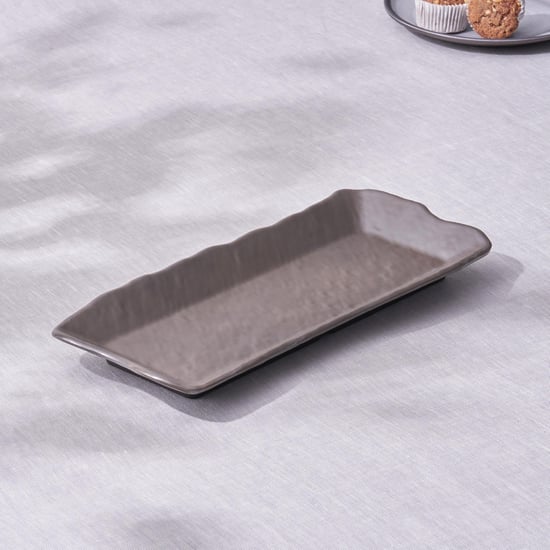Meadows Solids Melamine Large Serving Platter - 30x13cm