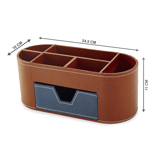 Orion Detroit Faux Leather 7 in 1 Combo Organiser
