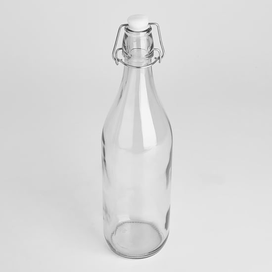 Infinity Ardour Glass Water Bottle with Stopper - 1L
