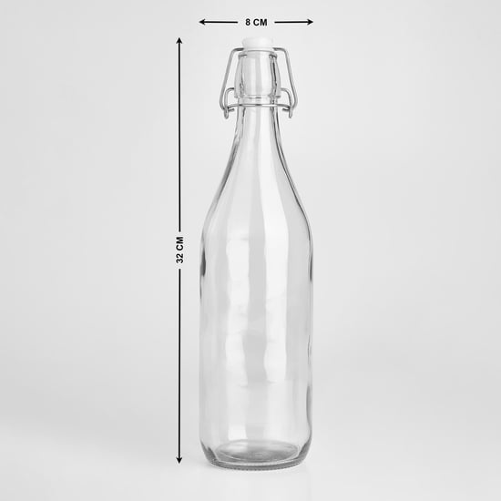 Infinity Ardour Glass Water Bottle with Stopper - 1L