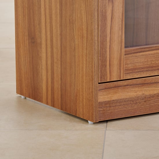 Quadro 2-Door Book Cabinet - Brown