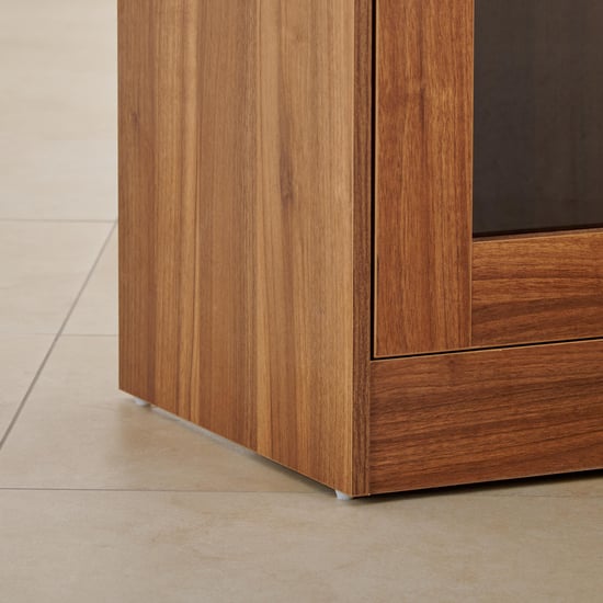 Quadro 3-Door Book Cabinet - Brown