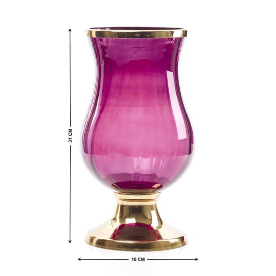 Maya Neale Glass Hurricane Candle Holder