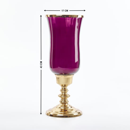 Maya Neale Glass Hurricane Candle Holder