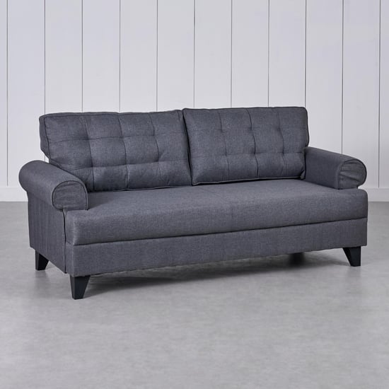 Helios California Fabric 3+2+1 Seater Sofa Set - Grey