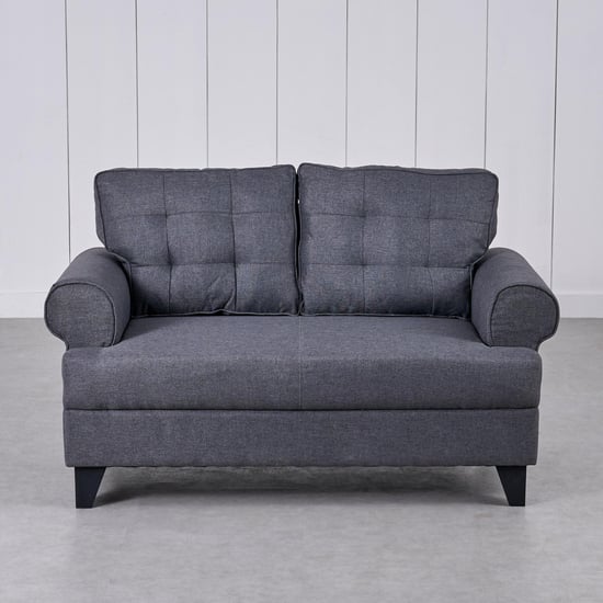 Helios California Fabric 3+2+1 Seater Sofa Set - Grey