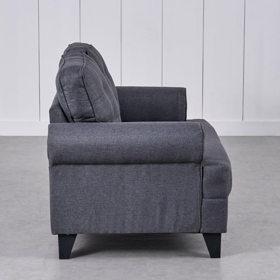 Helios California Fabric 3+2+1 Seater Sofa Set - Grey