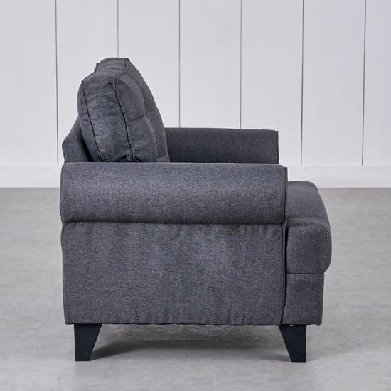 Helios California Fabric 3+2+1 Seater Sofa Set - Grey